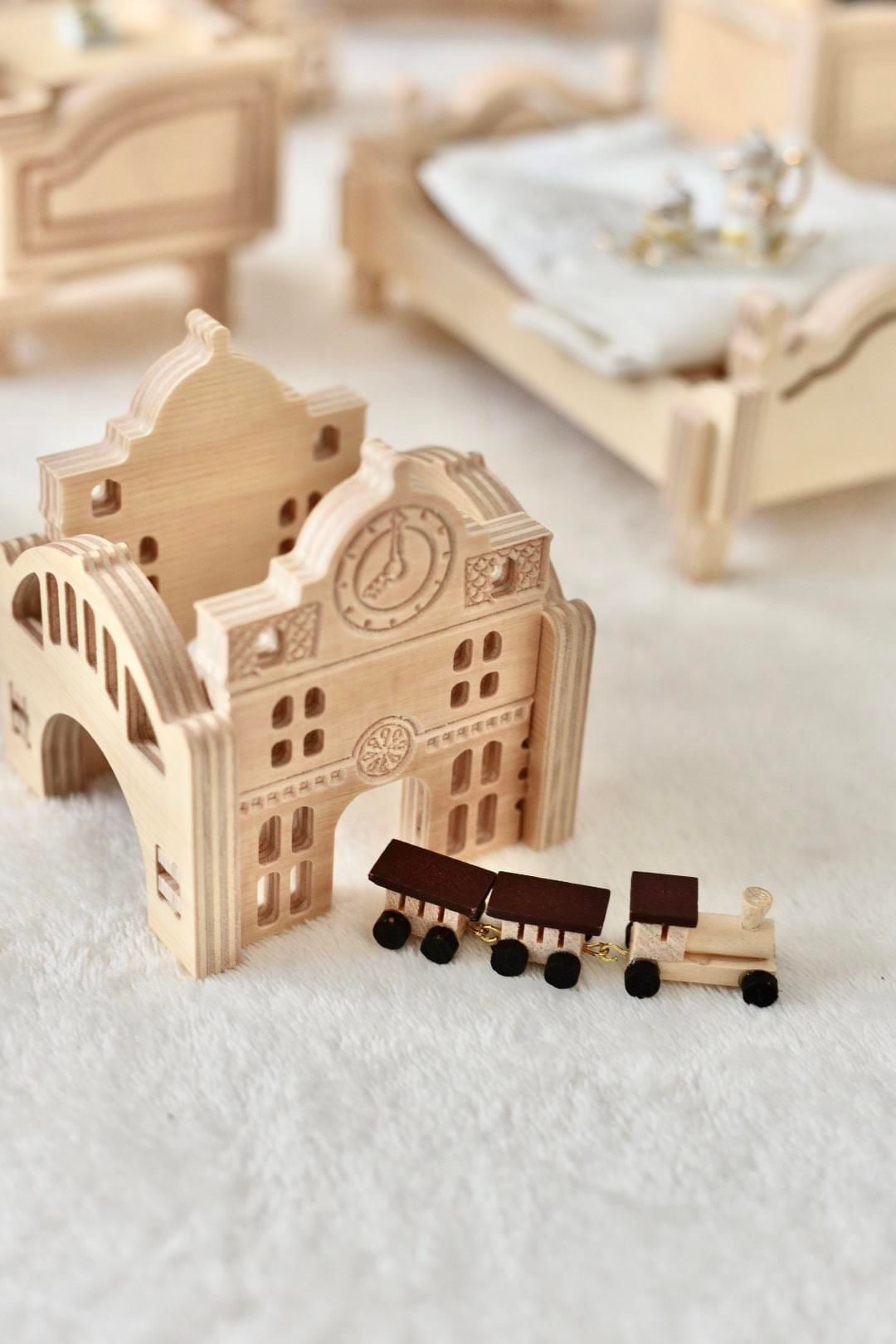 Trele Morele Design - Train Station Tiny Toy
