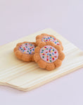 Load image into Gallery viewer, Tara Treasures - Felt 100's and 1000's Biscuits Set of 3