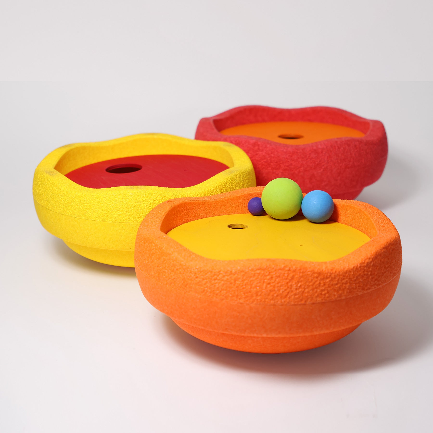 Grimm's x Stapelstein - Warm Rainbow Rolling Discs
