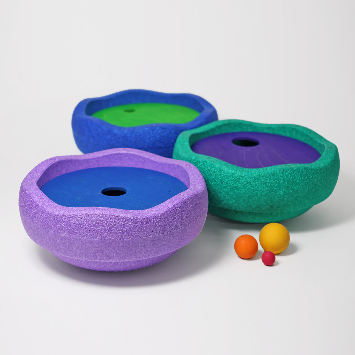 Grimm's x Stapelstein - Cool Rainbow Rolling Discs