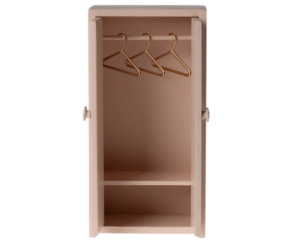 Maileg - Miniature Closet for Mouse Light Rose