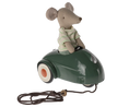 Load image into Gallery viewer, Maileg - Mouse Car Dark Green ONLINE ONLY