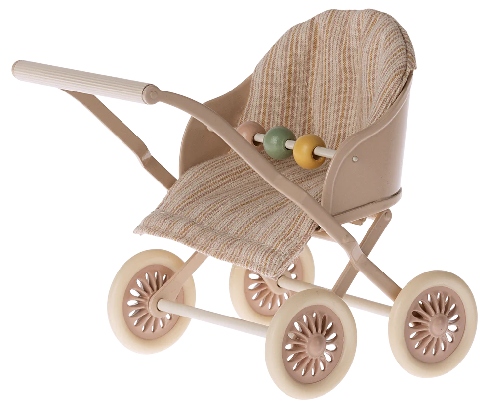 Maileg - Stroller for Baby Mice Rose