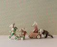 Load image into Gallery viewer, Maileg Abri a Tricycle Mouse - Green - Cheeky Junior