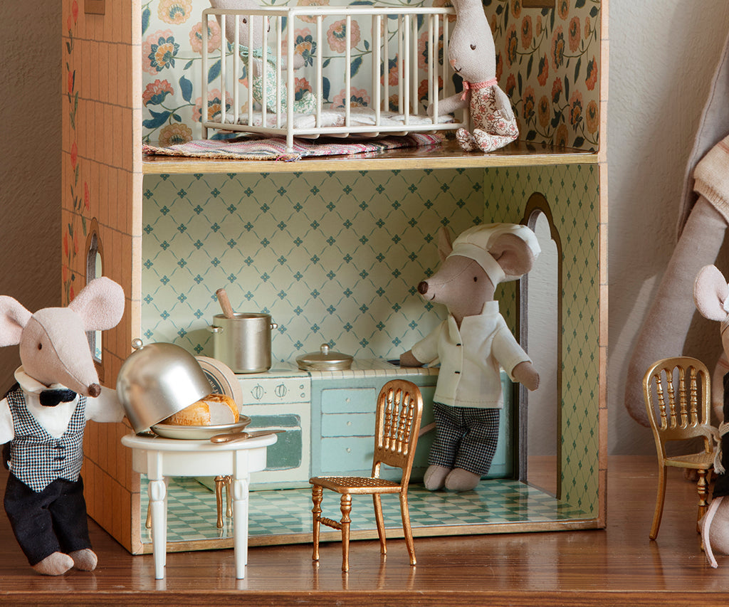 Maileg Chef Mouse with Soup Pot and Spoon - Cheeky Junior