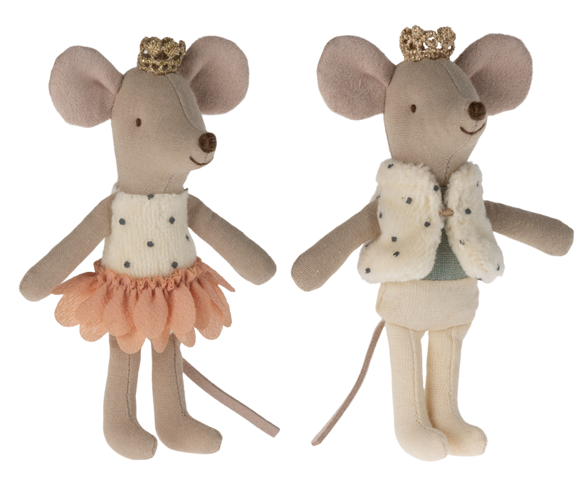 Maileg Royal Twin Mice in Box (Pink) - Cheeky Junior
