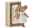 Load image into Gallery viewer, Maileg - Big Sister Mouse in Matchbox Brown ONLINE ONLY