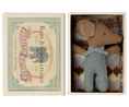 Load image into Gallery viewer, Maileg Sleepy Wakey Baby Mouse in Matchbox - Blue - Cheeky Junior