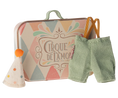 Load image into Gallery viewer, Maileg - Clown Clothes for Little Brother Mouse in Suitcase ONLINE ONLY