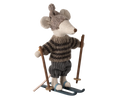 Load image into Gallery viewer, Maileg - Winter Big Brother Mouse with Ski Set ONLINE ONLY