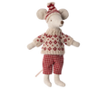 Load image into Gallery viewer, Maileg - Winter Mum Mouse with Ski Set ONLINE ONLY