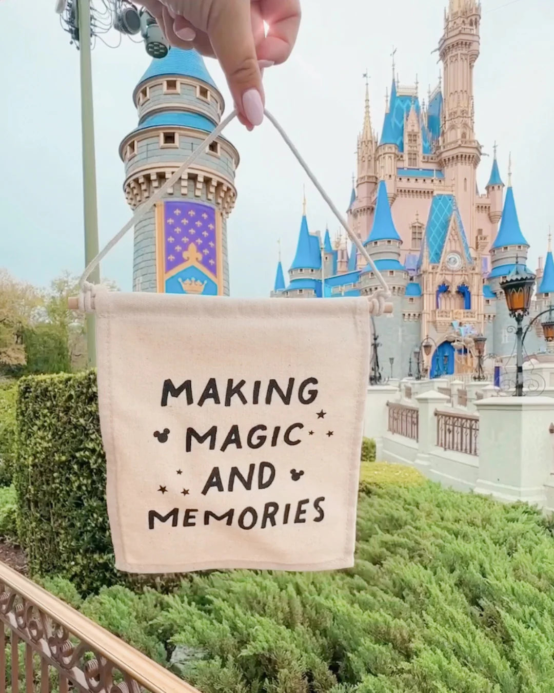 Cherrypick - Making Magic and Memories Canvas Hang Sign