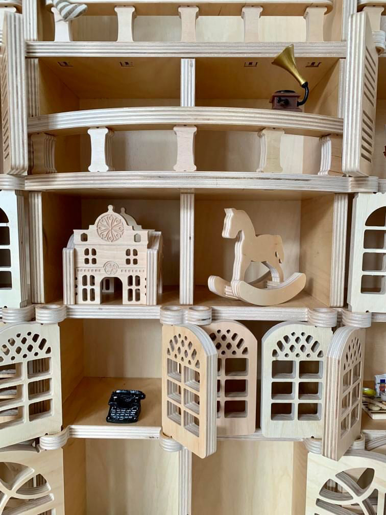 Trele Morele Design - Train Station Tiny Toy
