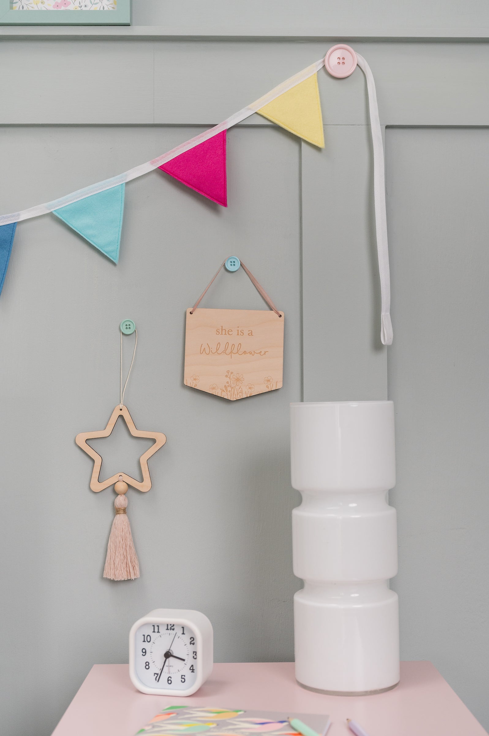 Lovely Buttons Ups ® - Wall Dots Pastel Collection