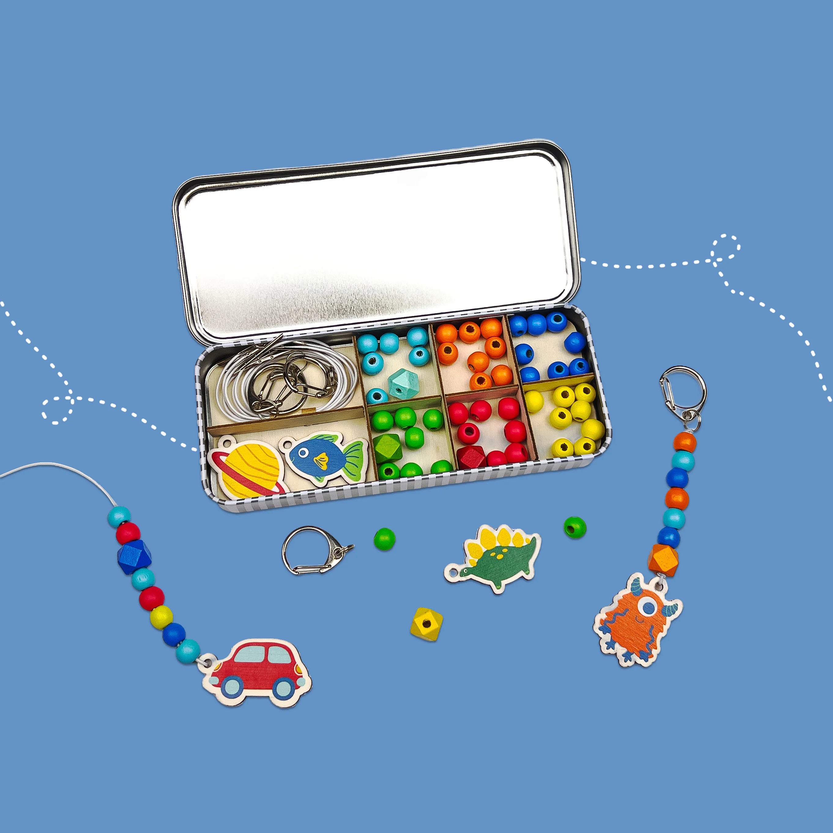 Cotton Twist - Allsorts Keyring Making Kit