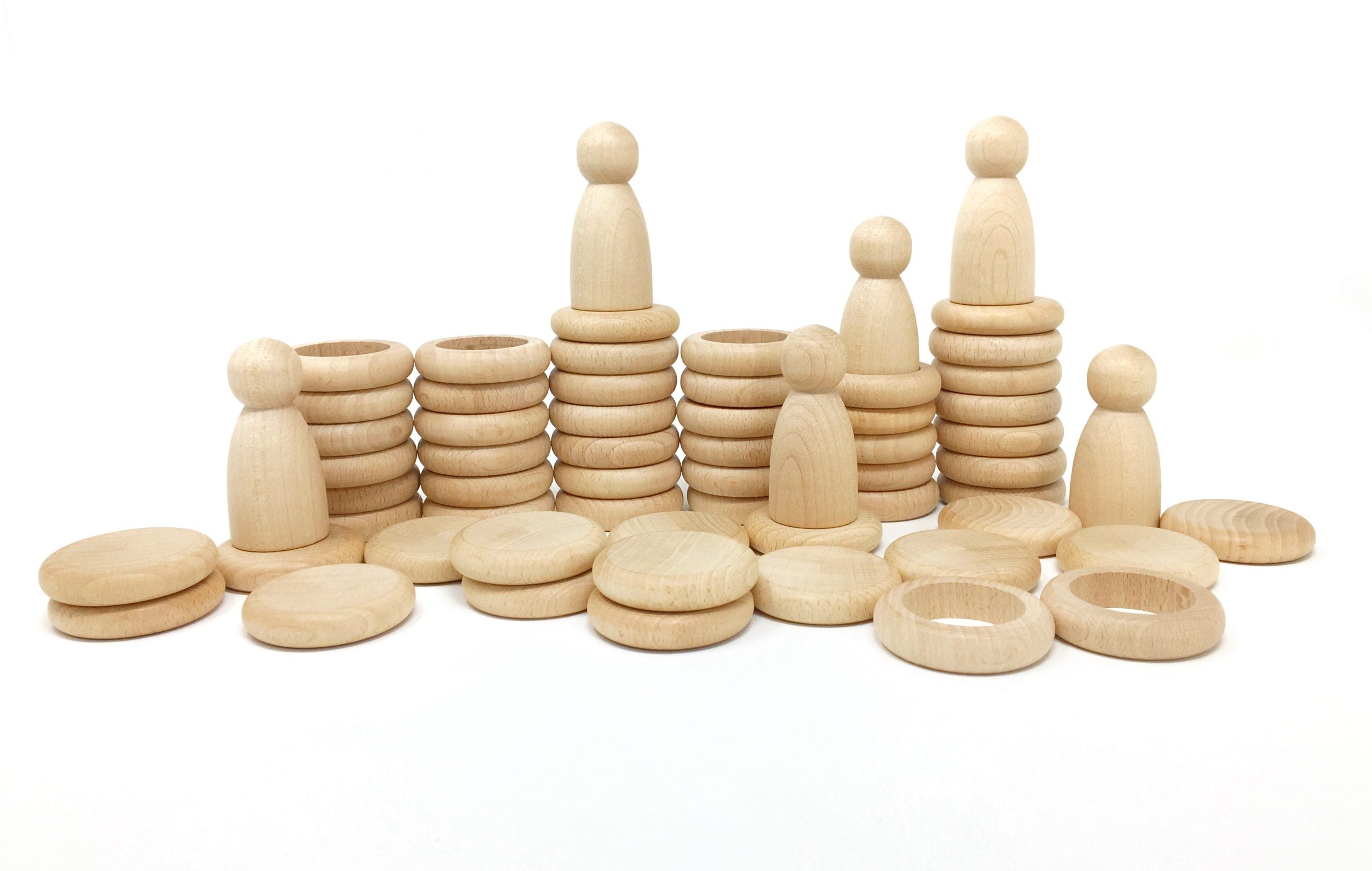 Grapat Natural Nins, Rings and Coins Set - Cheeky Junior