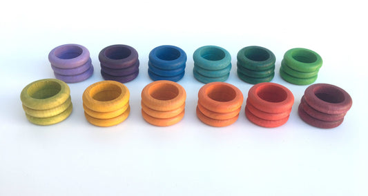 Grapat Rings 12 Additional Colours 36 pieces