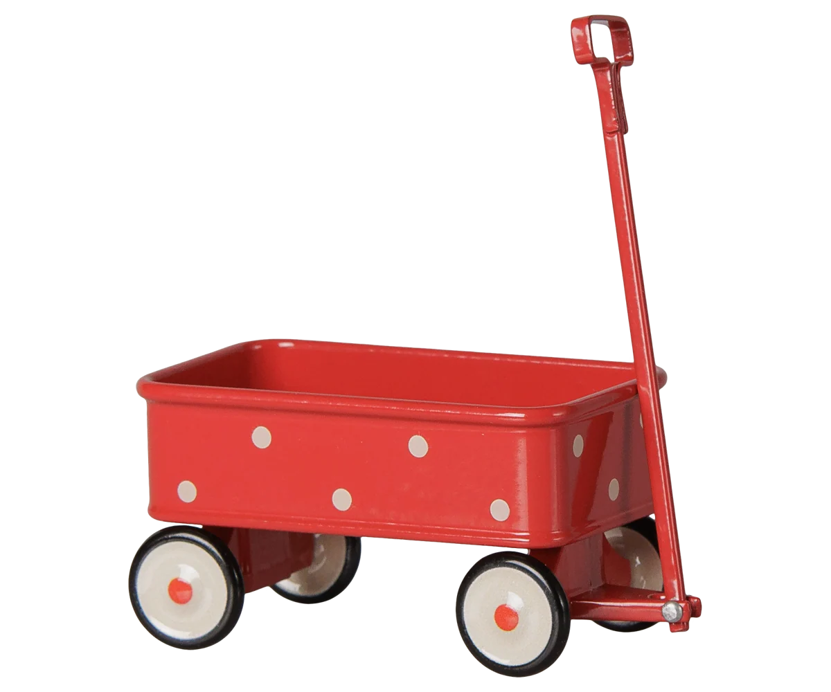 Maileg - Wagon for Mouse Red