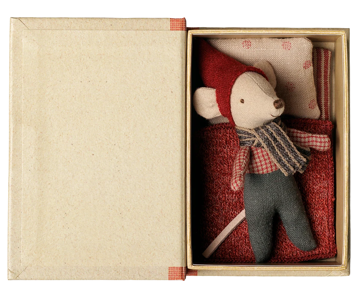 Maileg - Christmas Mouse Baby in Book