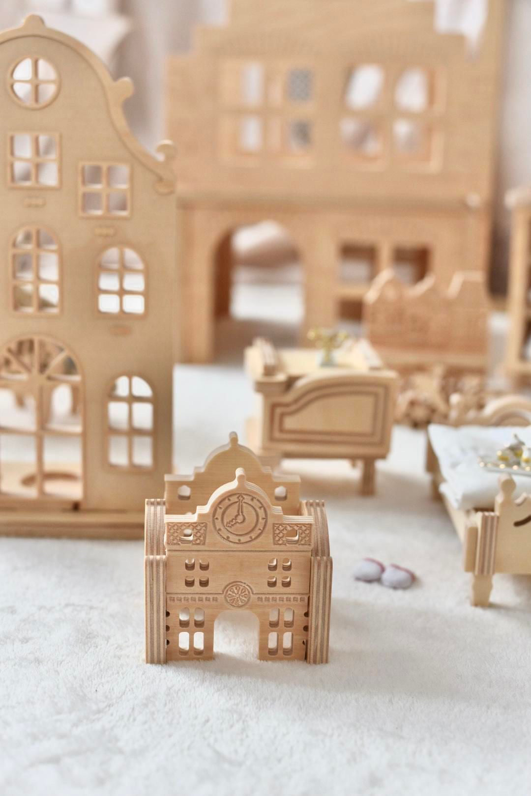 Trele Morele Design - Train Station Tiny Toy