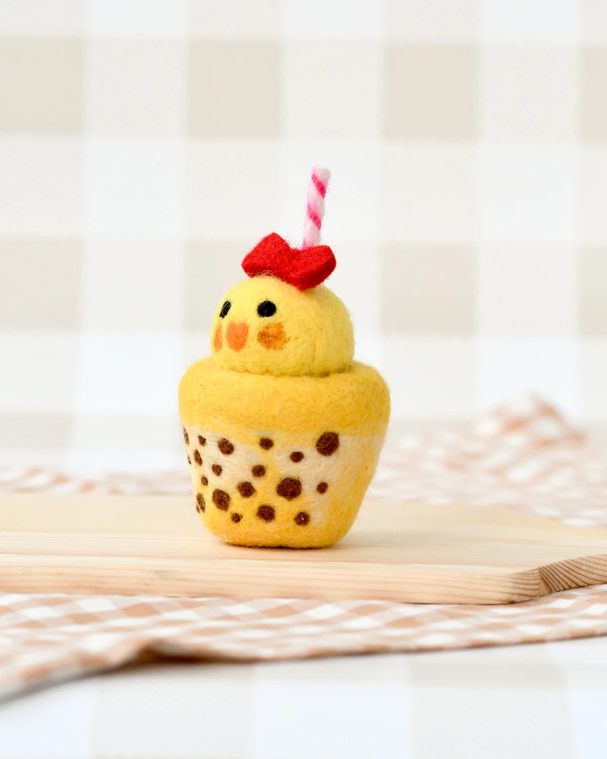 Tara Treasures - Felt Chick Boba Bubble Tea