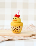 Load image into Gallery viewer, Tara Treasures - Felt Chick Boba Bubble Tea