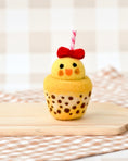 Load image into Gallery viewer, Tara Treasures - Felt Chick Boba Bubble Tea