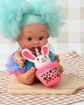 Load image into Gallery viewer, Tara Treasures - Felt Bunny Boba Bubble Tea
