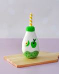Load image into Gallery viewer, Tara Treasures - Felt Sparkling Apple Fruit Juice Bottle