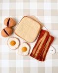 Load image into Gallery viewer, Tara Treasures - Felt Bacon and Eggs Breakfast Set