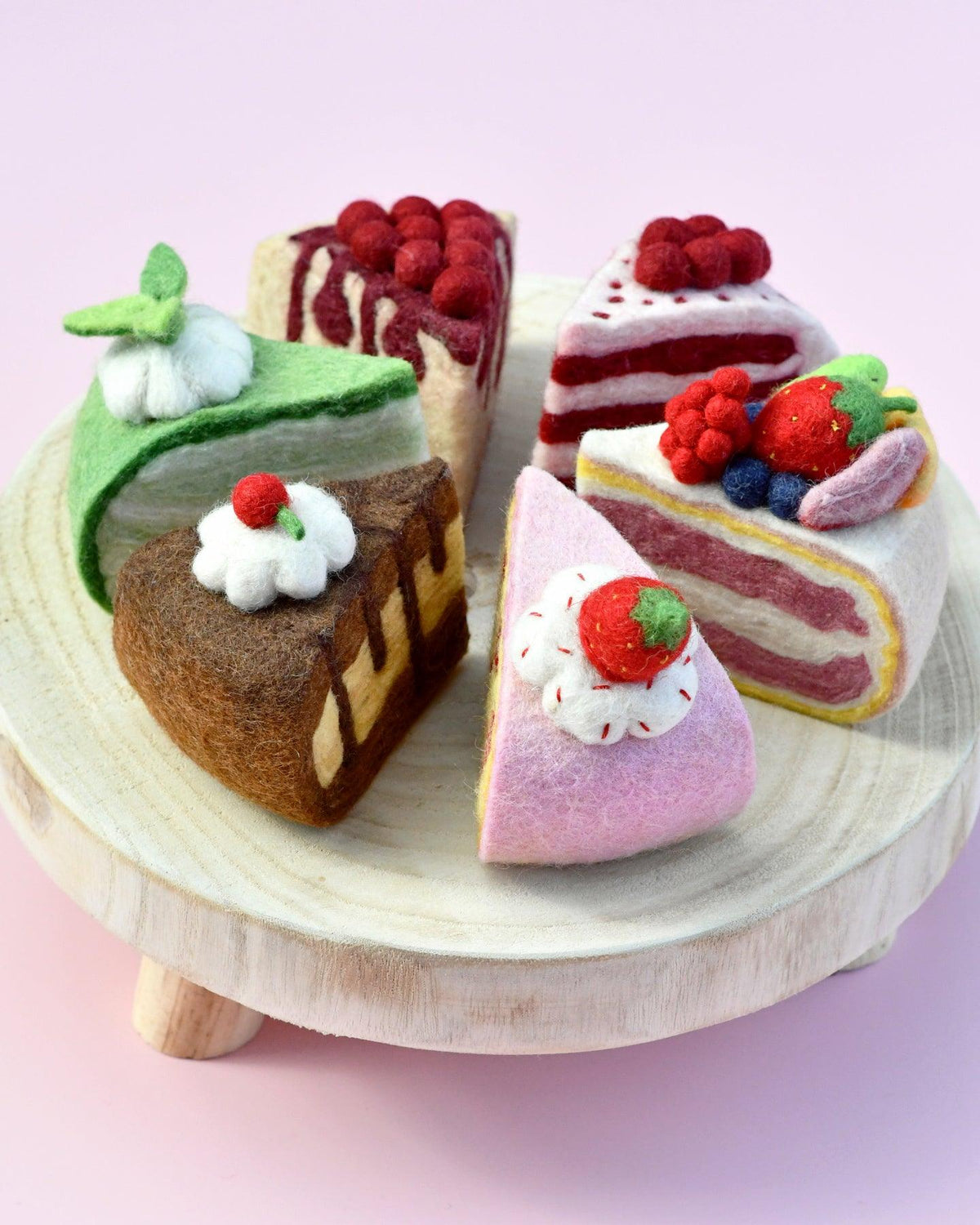 Tara Treasures Felt Fruit Torte Slice - Cheeky Junior