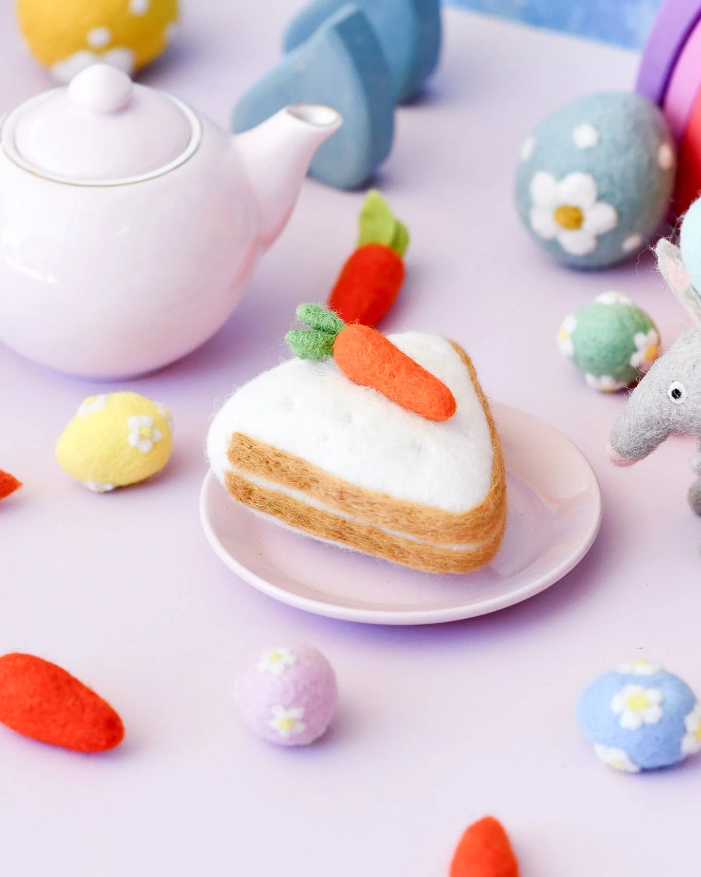 Tara Treasures Felt Carrot Cake - Cheeky Junior
