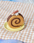 Load image into Gallery viewer, Tara Treasures - Felt Chocolate Swiss Roll