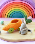 Load image into Gallery viewer, Tara Treasures Felt Bilby with Carrot Car - Cheeky Junior