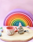 Load image into Gallery viewer, Tara Treasures Felt Bilby in Teacup - Cheeky Junior