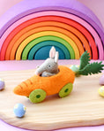 Load image into Gallery viewer, Tara Treasures Felt Bilby with Carrot Car - Cheeky Junior