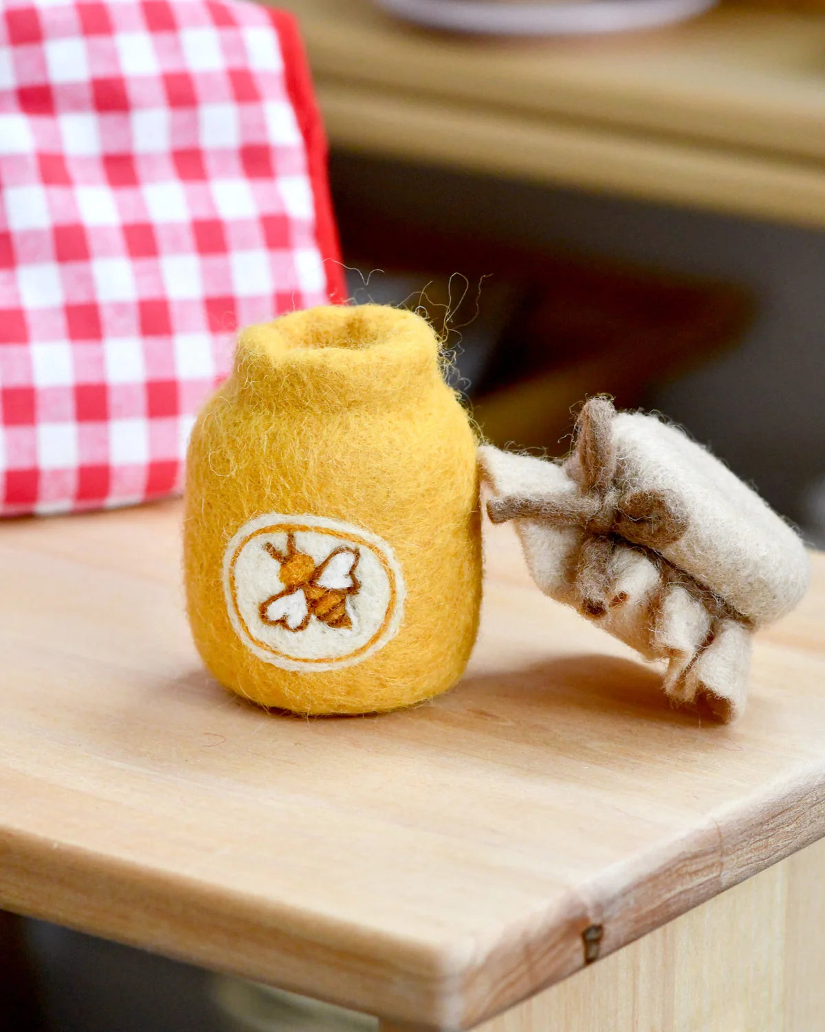 Tara Treasures - Felt Honey Jar