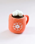 Load image into Gallery viewer, Tara Treasures - Felt Hot Chocolate Cacao with Marshmallows (Red Cup)