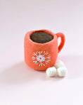 Load image into Gallery viewer, Tara Treasures - Felt Hot Chocolate Cacao with Marshmallows (Red Cup)