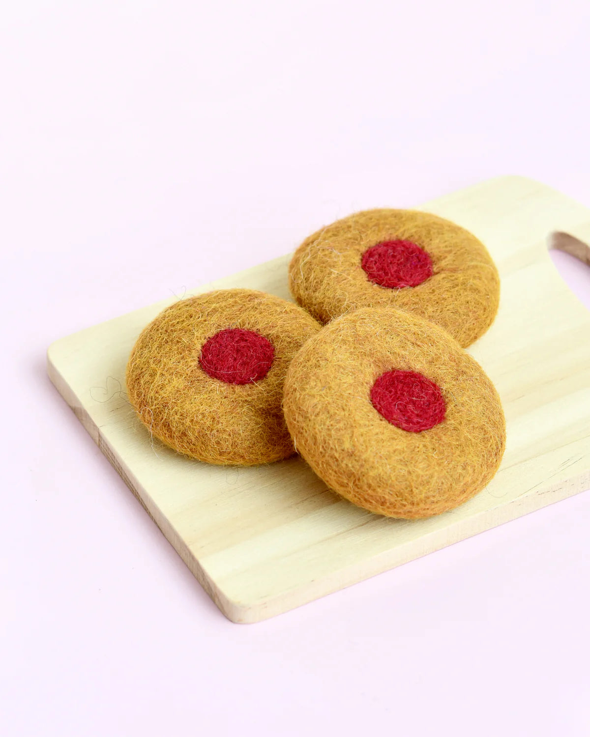 Tara Treasures - Felt Jam Drop Biscuit Set of 3