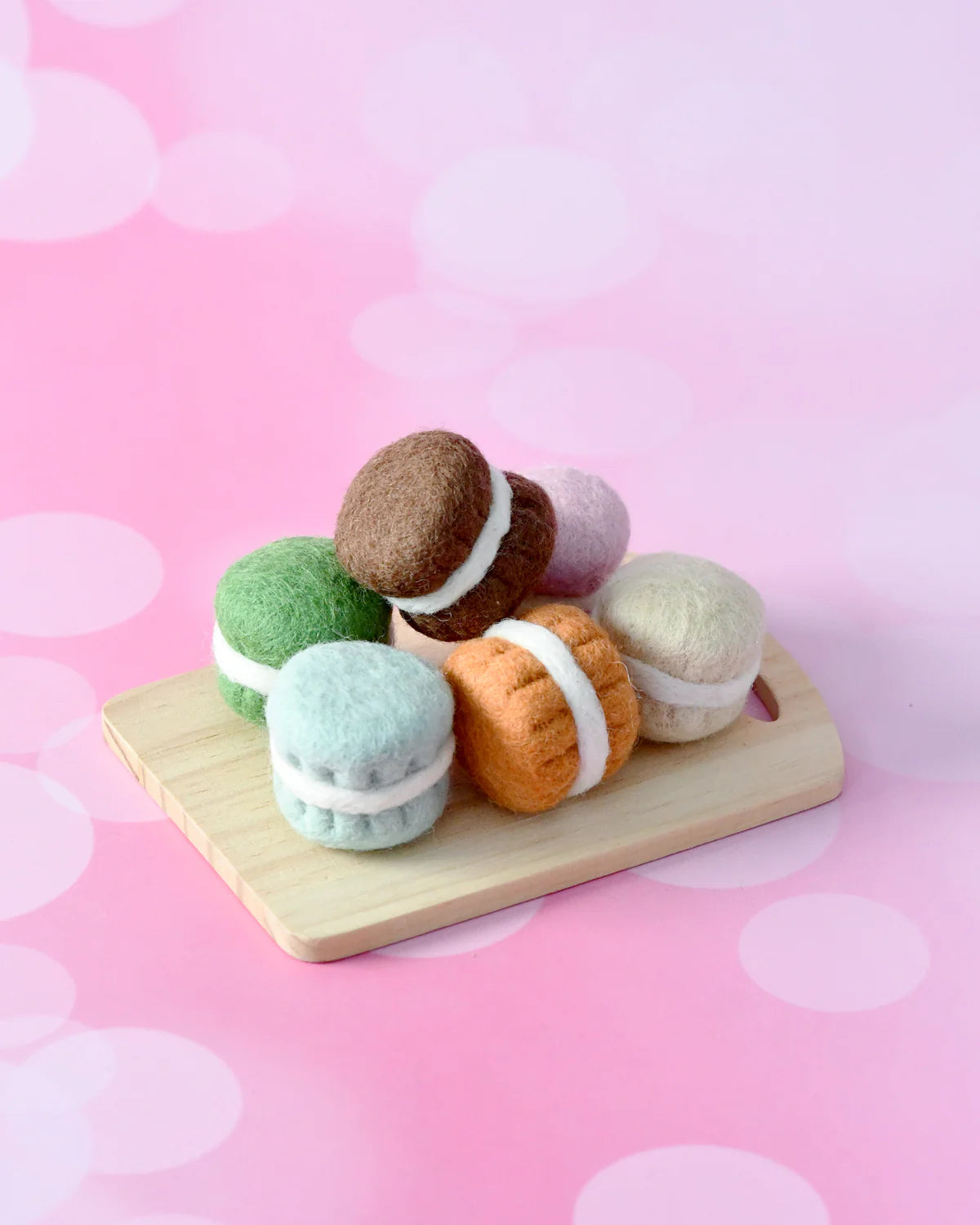 Tara Treasures - Felt Macaroons A Set of 6