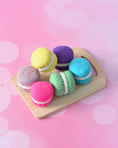 Load image into Gallery viewer, Tara Treasures - Felt Macaroons B Set of 6