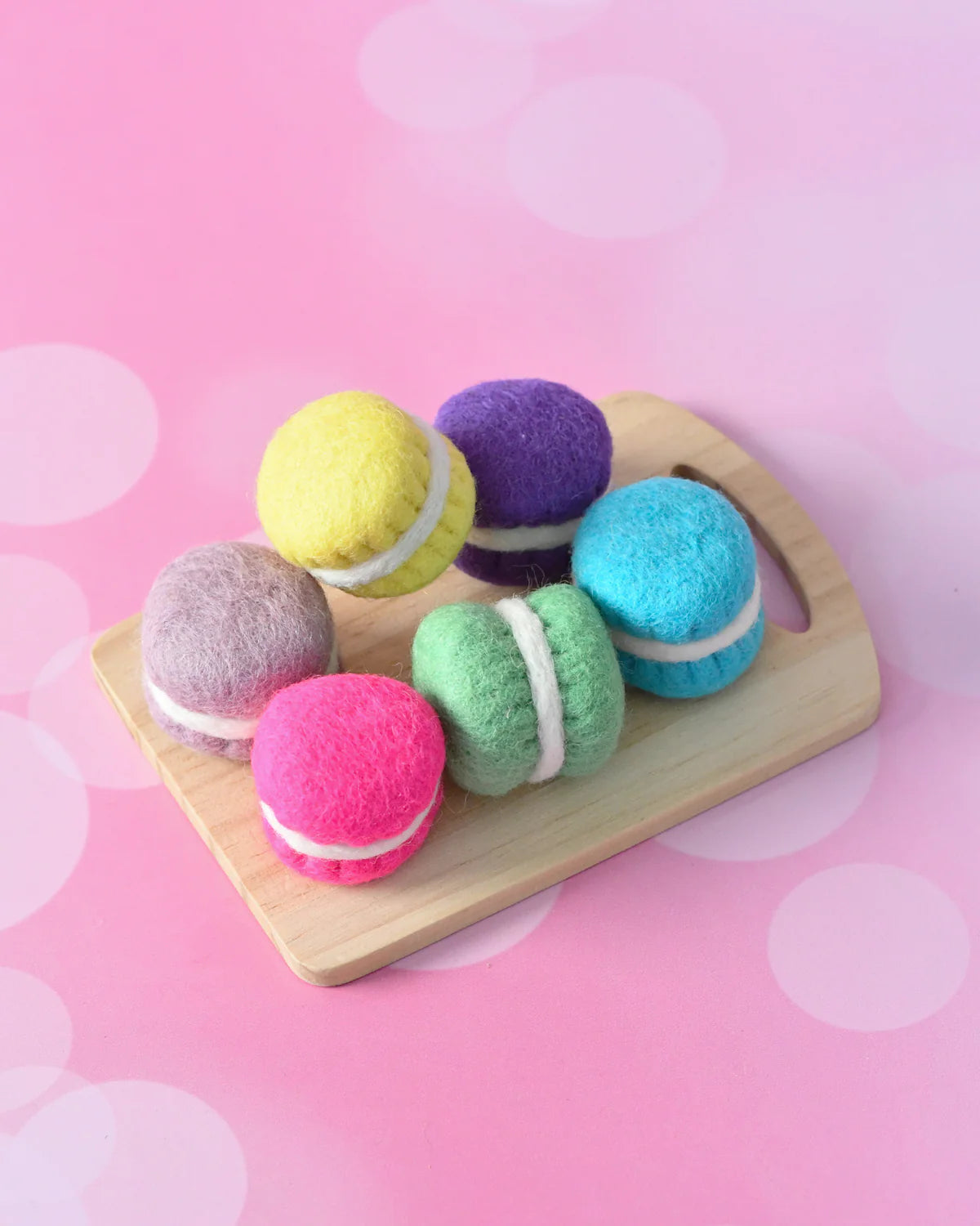 Tara Treasures - Felt Macaroons B Set of 6