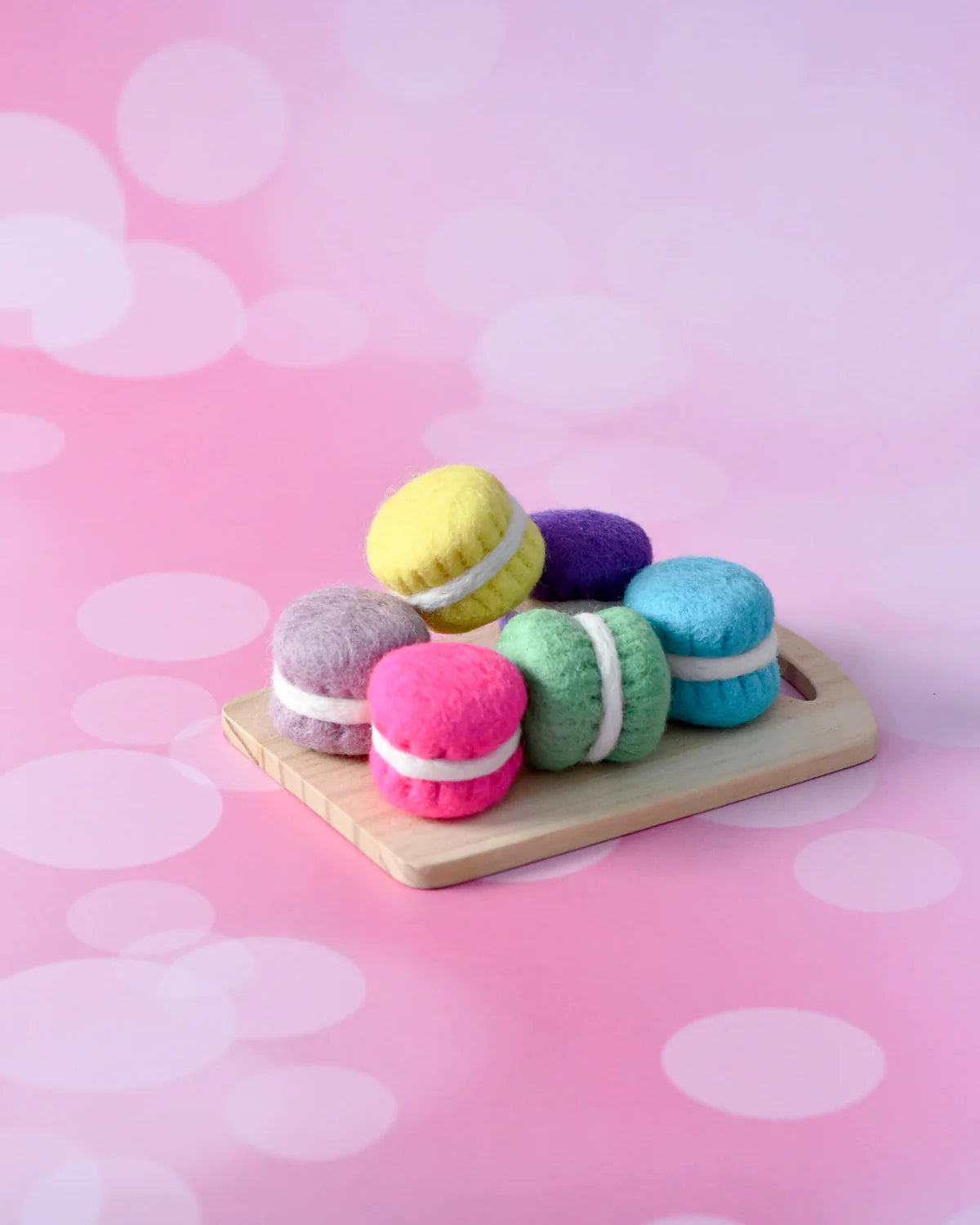 Tara Treasures - Felt Macaroons B Set of 6