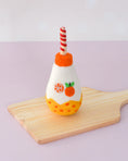 Load image into Gallery viewer, Tara Treasures - Felt Sparkling Orange Fruit Juice Bottle