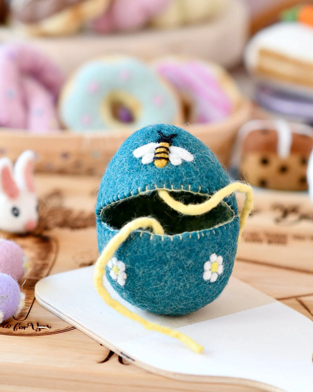 Tara Treasures Felt Egg Cover - Cheeky Junior