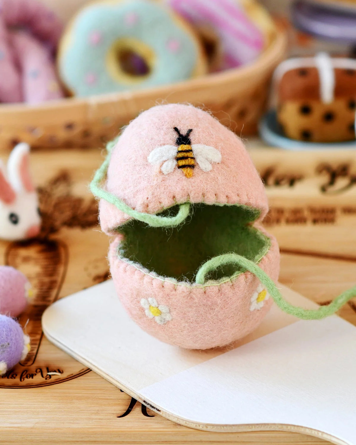 Tara Treasures Felt Egg Cover - Cheeky Junior