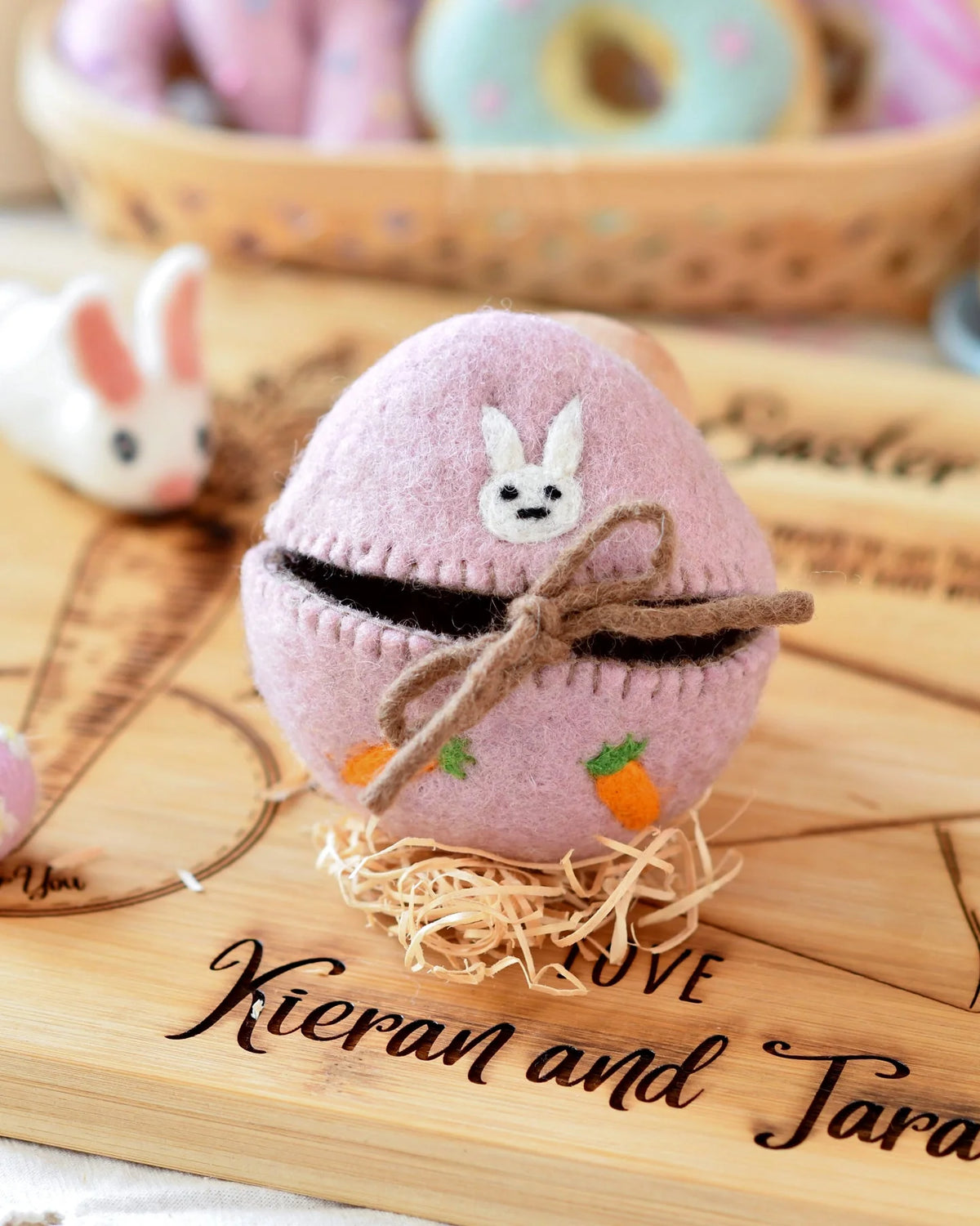 Tara Treasures Felt Egg Cover - Cheeky Junior