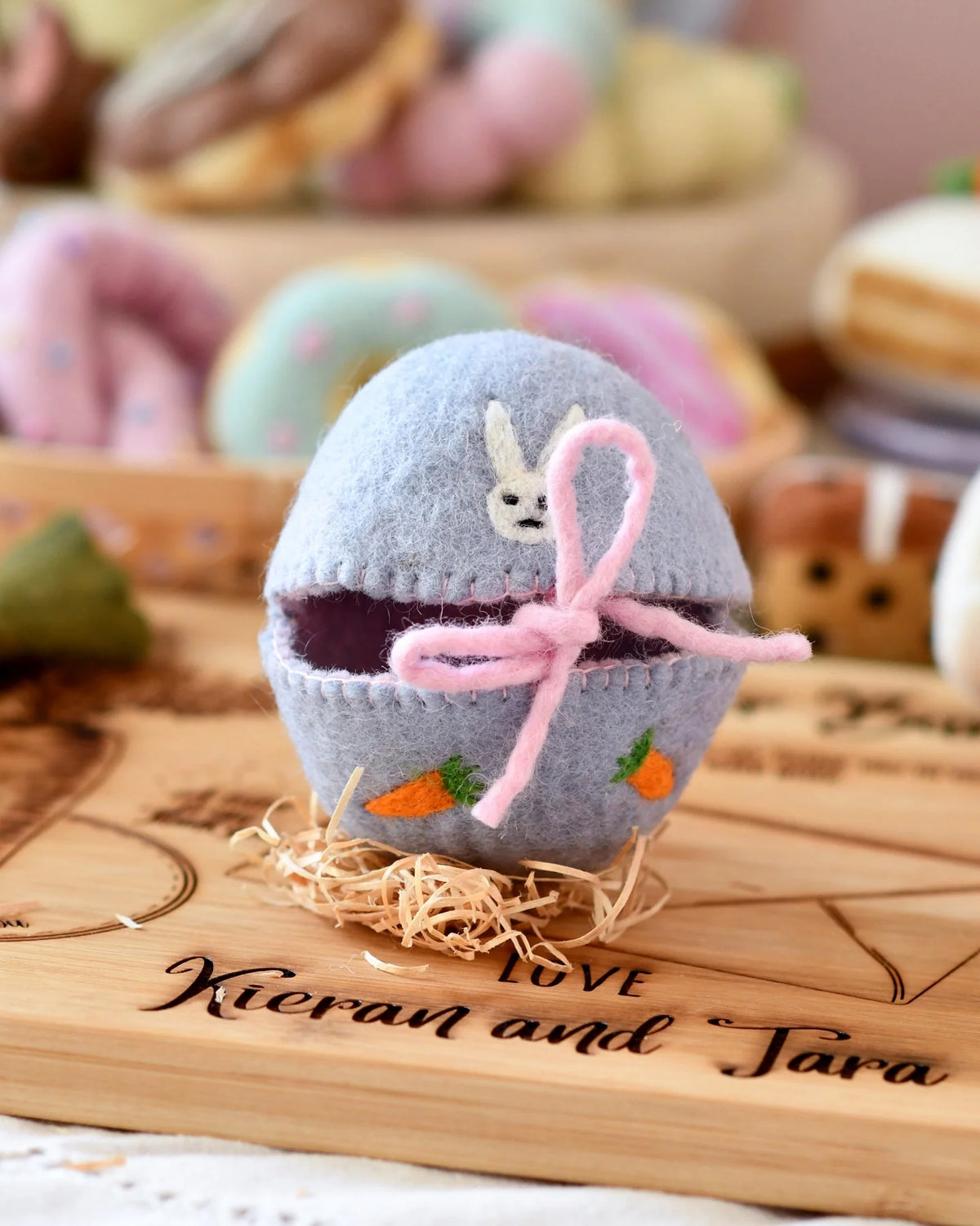 Tara Treasures Felt Egg Cover - Cheeky Junior