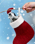 Load image into Gallery viewer, Tara Treasures - Felt Penguin in Stocking Toy